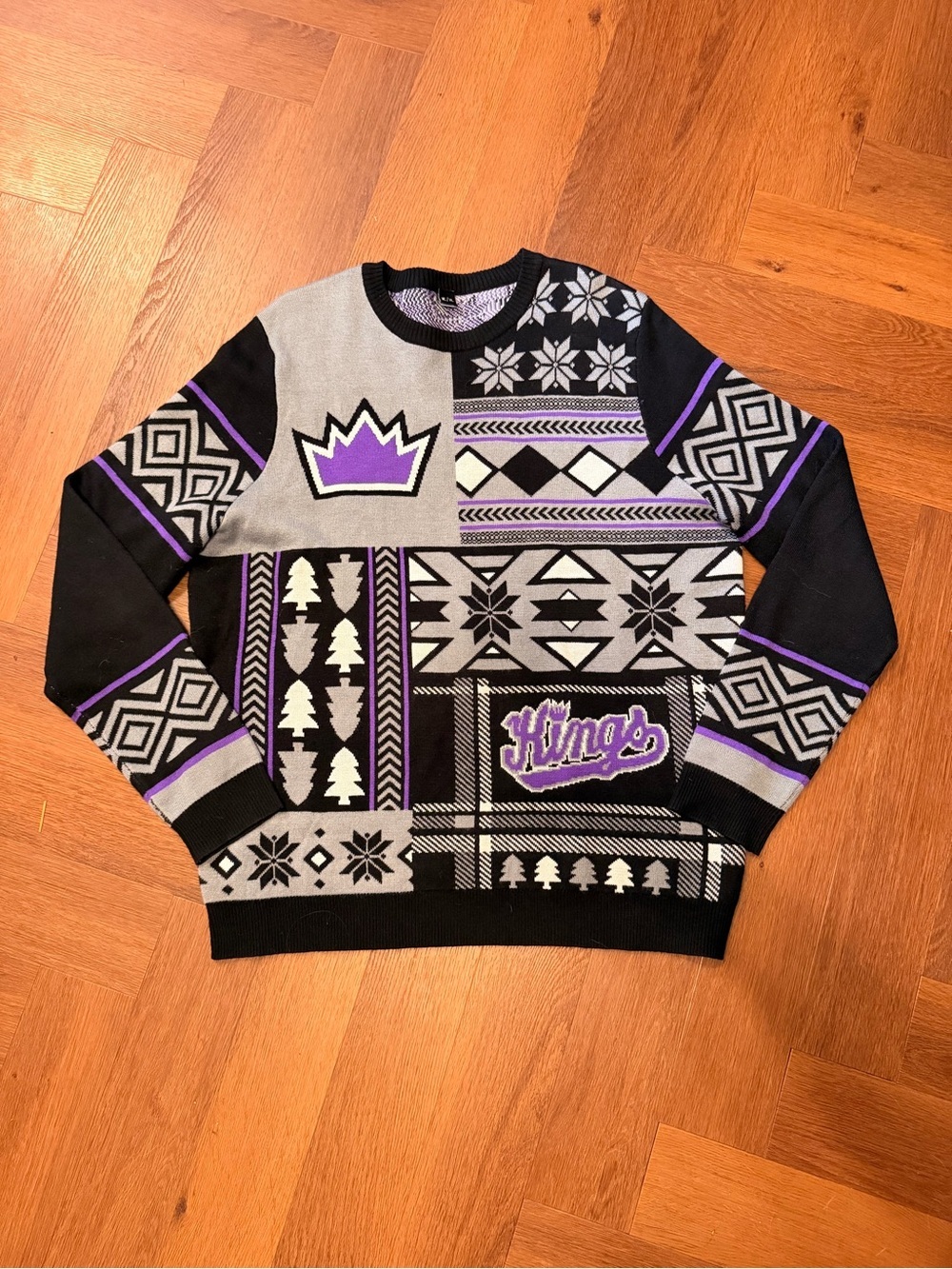 Sacramento Kings Ugly Christmas Sweater | XL | NBA Knit Pullover